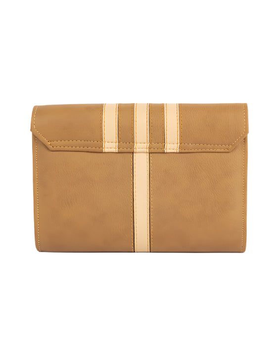 Striped Clutch