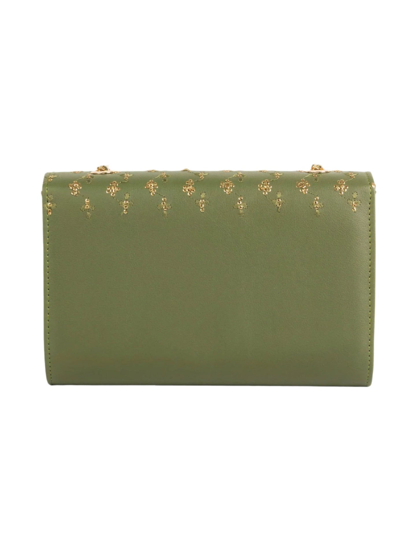 Sequin Embroidered Clutch