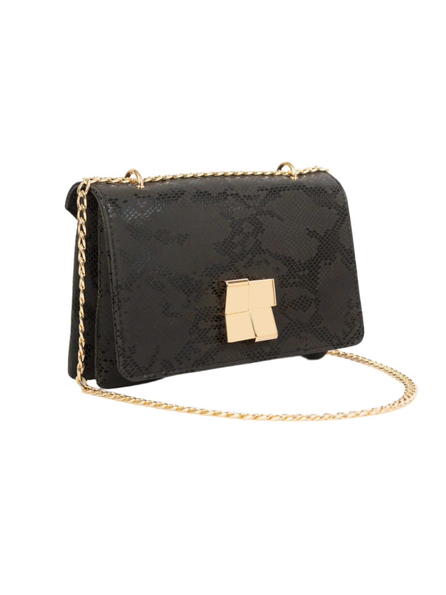 Snake Textured Clutch